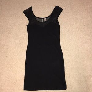 H&M mini black dress